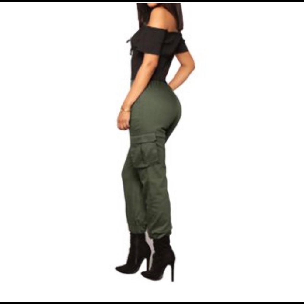 New Cargo jogging cargo pants army green